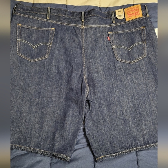 Levi's Big & Tall 469 Loose Denim Jean Shorts- Men's Size 54 NWT - Picture 2 of 6